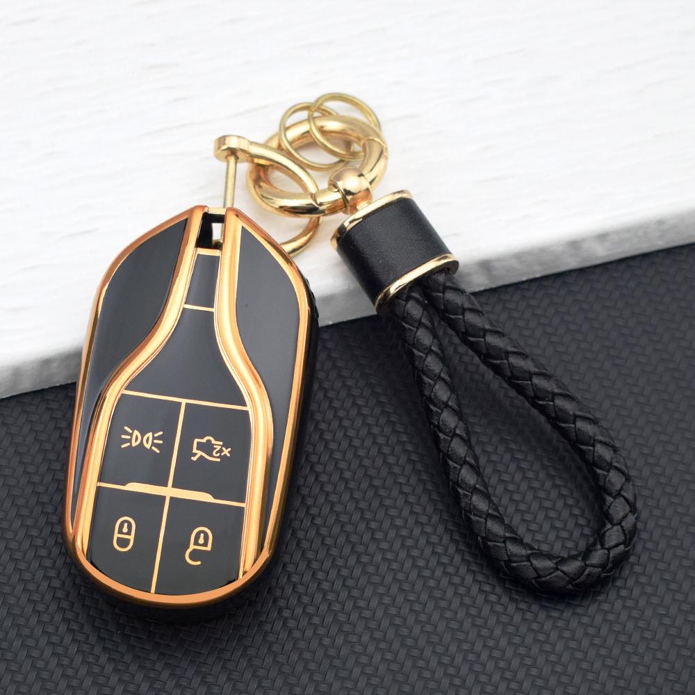 TPU Car Remote Key Protector Cover for Maserati Ghibli Levante Quattroporte GranCabrio GT Granturismo Luxury Anti-Scratch Case