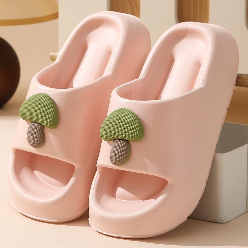 Cool Slippers Women's Summer New Mushroom EA Slippers Indoor and Outdoor Cool Slippers Men