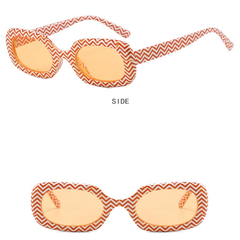 Women's Sunglasses Are Fashionable, Simple, Retro, Sunscreen, UV Resistant, Black and White Checkered Sunglasses