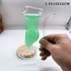 Borosilikatglas Cocktailgläser mit integriertem Strohhalm Transparentes Design Perfekt für Hausbar Partys Getränkeservice