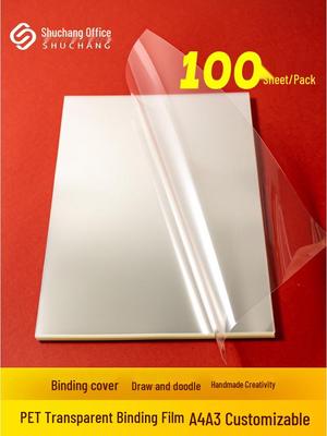 Матова прозора ПВХ плівка формату A4/A3 для мистецтва та рукоділля