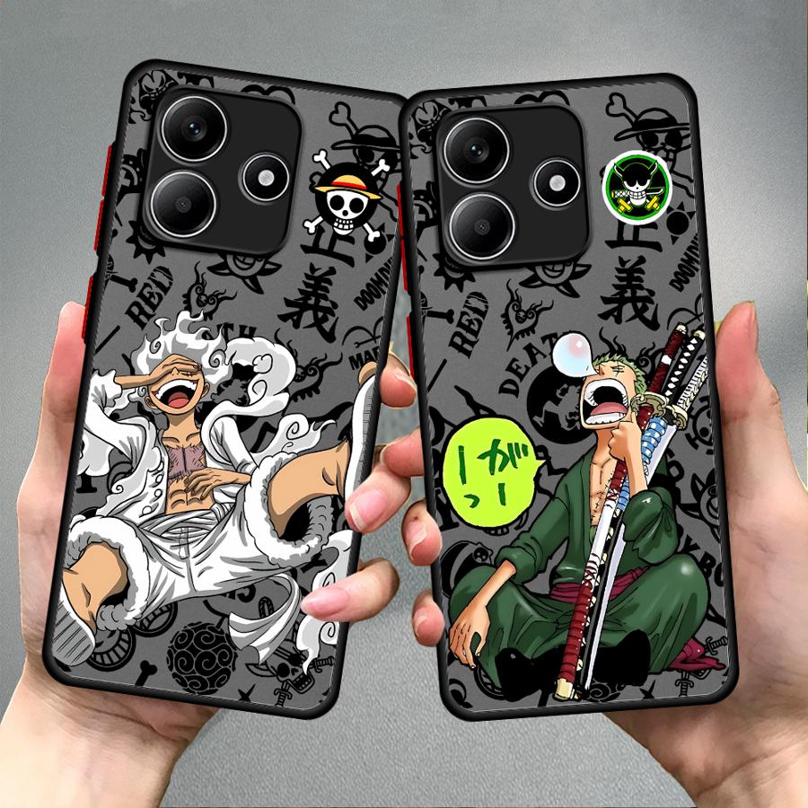 Funda Back Phone Cover Case for Xiaomi Redmi Note 14 14C A4 13 Pro Plus 9S 13C 10 11 12 One Pieces Anime