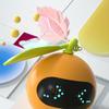 Electric Self Rotating Cat Toy with Laser Red Dot Interactive Automatic Smart Jumping Ball Orange