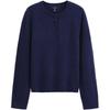 Women's Button Half-Placket Knit Sweater