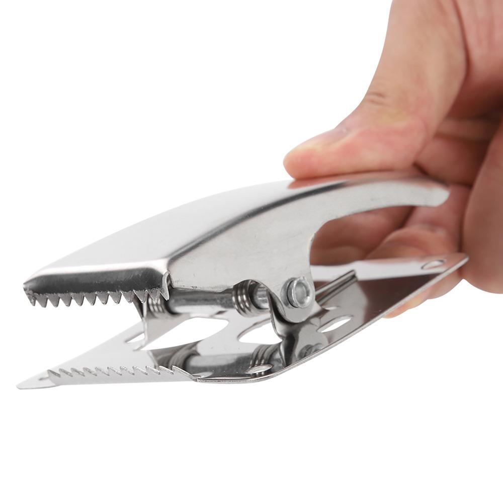 with Mounting Screws Fish Tail Clip Stainless Steel Fish Cleaning Tool  Fish Processing