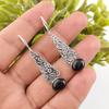 Black Tourmaline Earrings Gemstone Jewelry, 925 Solid Sterling Silver Earrings, Handmade Amazing Earrings Jewelry For Wedding Gift