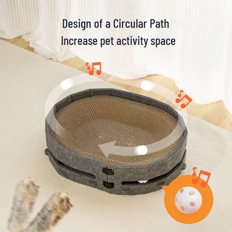 Yun Xiao Shi Round Cat Scratching Bowl & Lounge