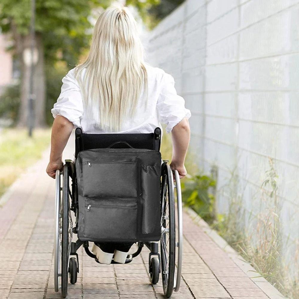 Portable Wheel Chair Hanging Bag Waterproof Chair Organizer Bag  Disabled Aid