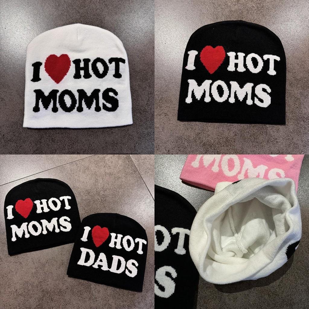 Neue Strickmütze für Damen mit gesticktem Buchstaben-Design für Herbst-Winter-Wärme