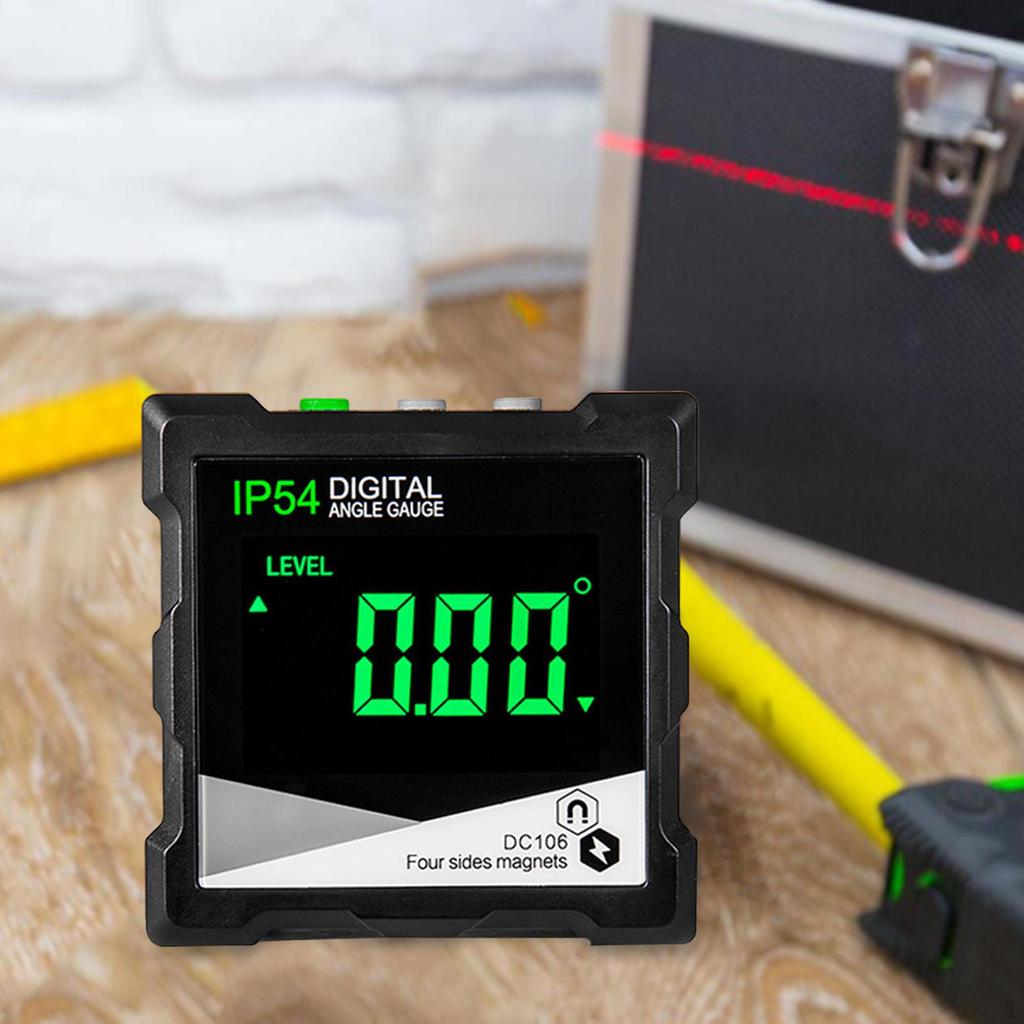 Digital Inclinometer Angle Gauge Meter Electronic Level LCD Display Waterproof Compact Measuring