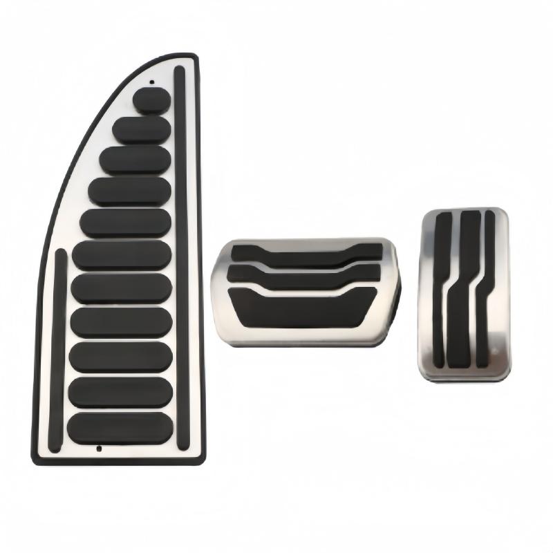 AT MT Stainless Steel Car Interior Gas Fuel Pedal Brake Pedals Cover for Ford Focus 2 3 4 MK2 MK3 MK4 2005 - 2017 Accessories