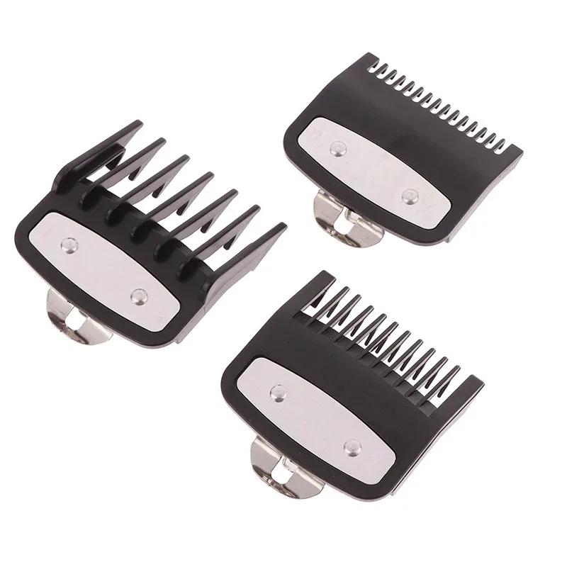 1Pcs Black Limit Comb Set Hair Clipper Guards Guide Combs Trimmer Styling Tools Attachment Compatible 1.5mm 3mm 4.5mm
