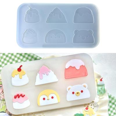 Beautiful Handmade Item Crafting Mold Flexible Cake Shape Resin Mold Practical Mold for Art and Craft Projects