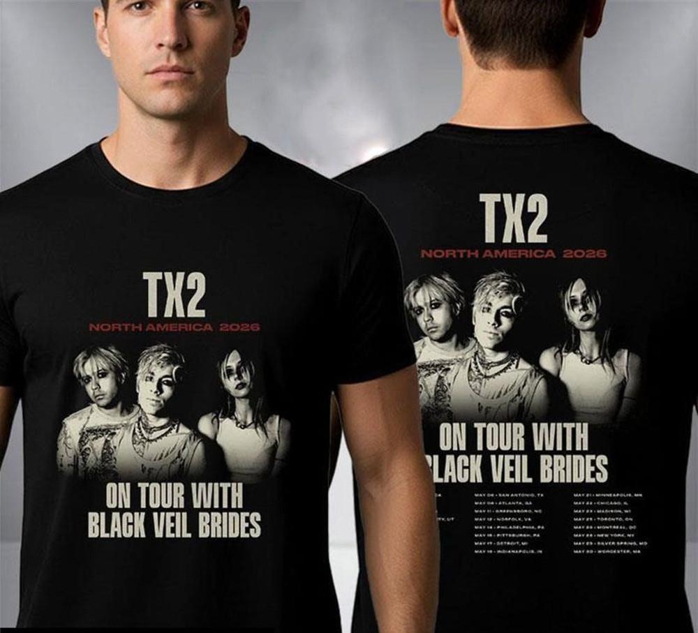TX2 North America Tour 2026 Shirt Unisex T-Shirt M