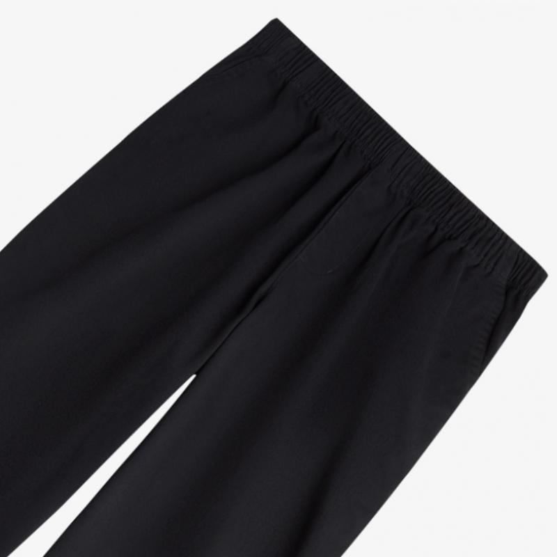 Fred Perry [sharp] Twill Drawstring Trousers   Black Afpm2417181 102