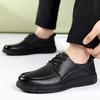 Soft Sole Leather Casual Shoes Men's British Retro Versatile Men's Casual Leather Shoes First Layer Cowhide Formal Business Men's Shoes