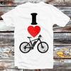I Heart Bike Love Cycling T Shirt B1191
