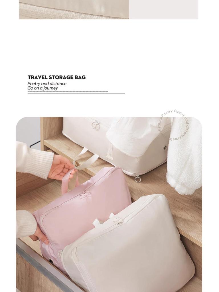 Compressible Down Jacket & Quilt Storage Bag Set - 4-Piece for Clothes and Suitcase