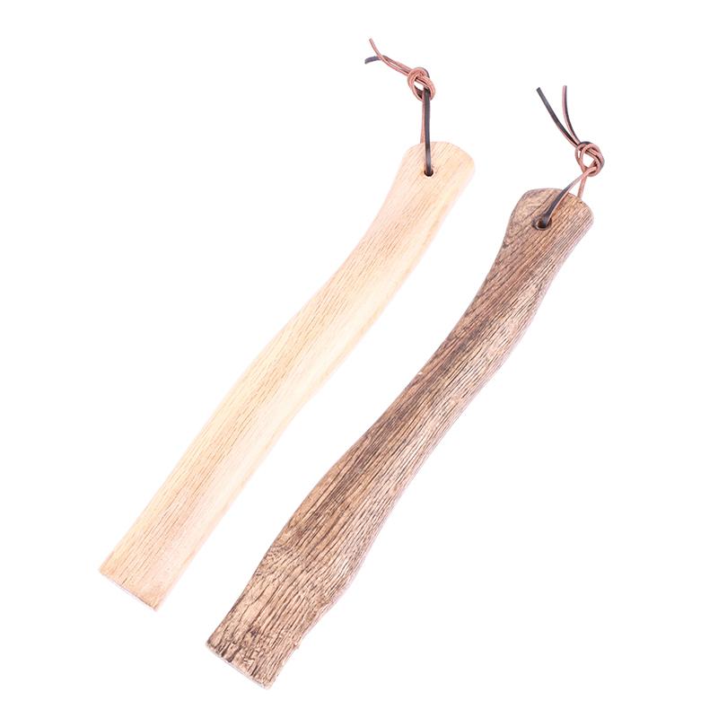 Sturdy Solid Wood Short Axe Handle Replacements For Garden Tools And Outdoor Use Handmade Axe Handle Parts