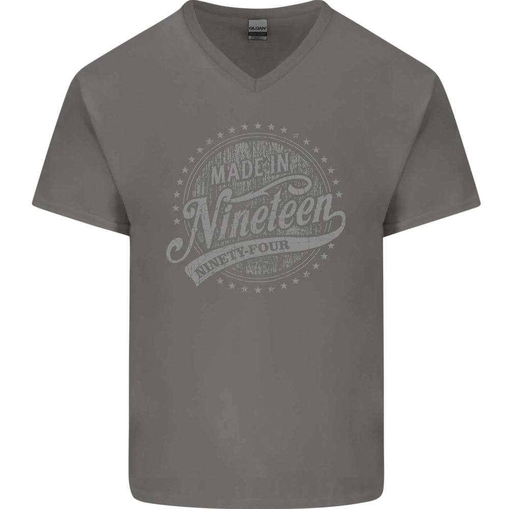 26 Distressed 31st Birthday Made In 1994 Mens V-Neck Cotton T-Shirt Unisex T-Shirt XXXL