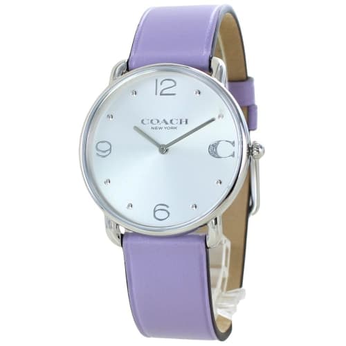 

Женские часы Coach Elliott с кожаным ремешком, аналоговые, фиолетовые, 14504286