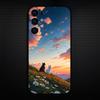 Adorable Cat Anime Phone Case For Samsung S25/S24/S23/S22/S21/S20/Plus,Fe,Lite/Others Black Cover
