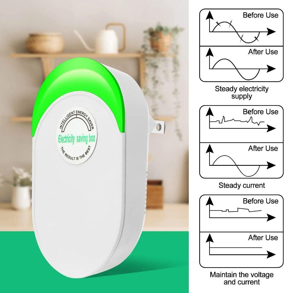 Power Save Electricity Saving Box US/EU/UK Adapter Energy-saving Appliance  Household Use