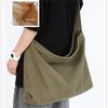 Vintage Canvas Crossbody Bag: Unisex Student Handbag & Large Capacity Shoulder Backpack for Commuting