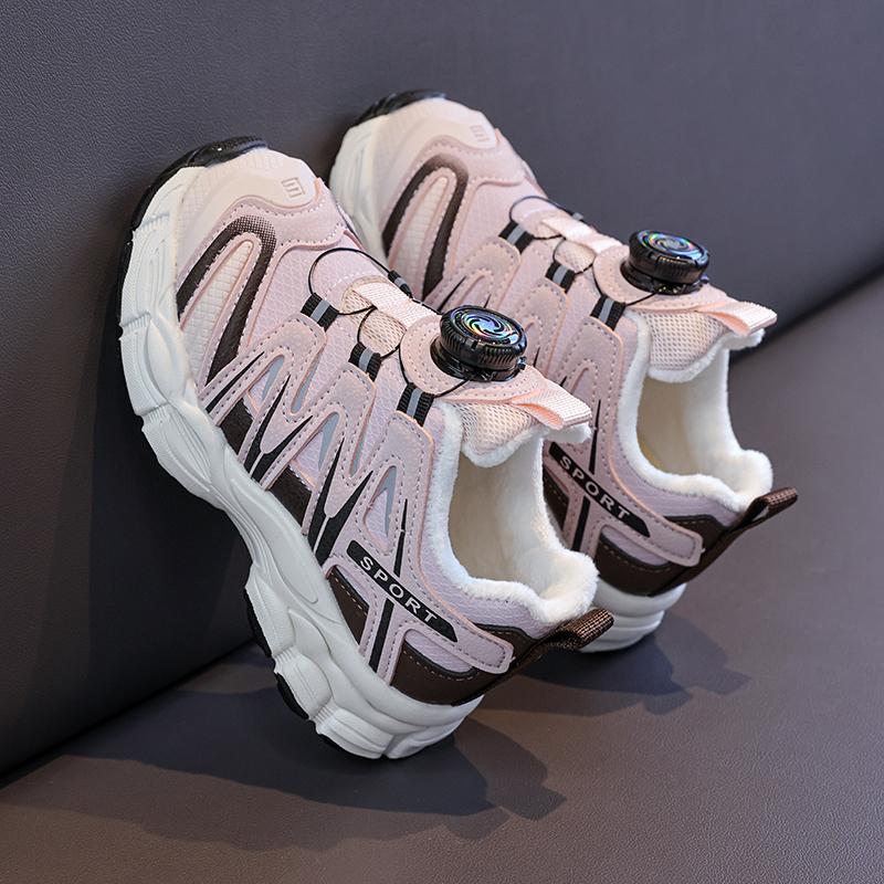 Children'S Winter Shoes Children'S Sports Shoes; Girls' Cotton Shoes Boys' Cotton Shoes With Lining