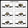 18pcs Handmade Eyeglasses Eyewear Paper Glasses for Birthday Party Decorations Holiday Photo Props for Women Girls