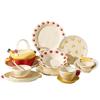 Cute Cartoon Apple & Banana Ceramic Soup Plate