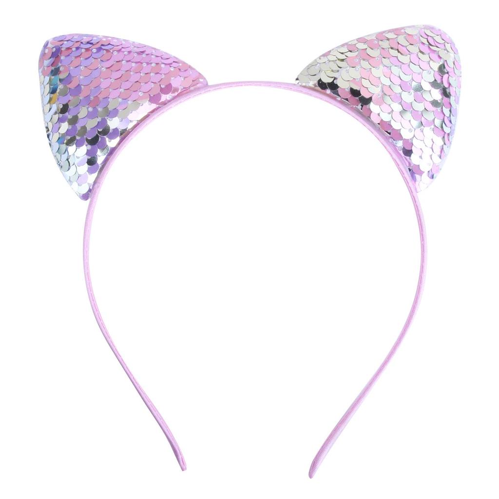 Sequin Cat Ears Headband for Kids - Cute DIY Fabric Hair Accessory