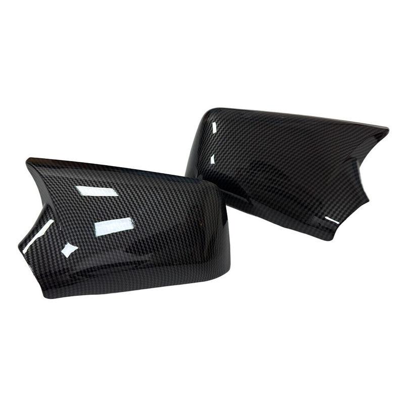 For VW Golf MK3 Jetta 1993-1998 Car Sticker Rearview Side Mirror Cover Wing Cap Exterior Door Rear View Case Trim Carbon Look