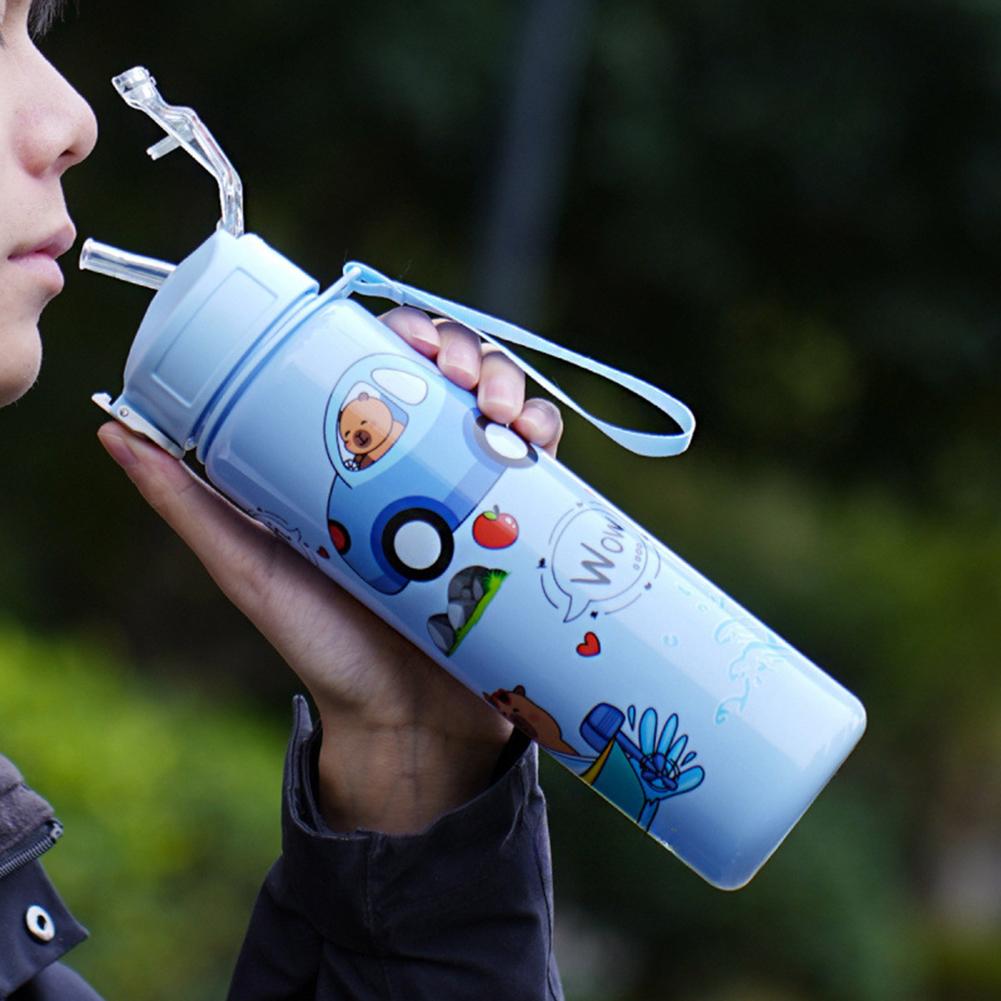 2025 Nová barva Kapybara Roztomilý Kelímek na vodu Plastový kelímek se slámkou Muži Ženy Venkovní Přenosný Vesmírný kelímek pro Fitness Sport 700ml