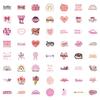 55 New Pink Teacher Graffiti Stickers Suitcase Mobile Phone Personalized Stickers
