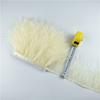 1Meters Ostrich Feathers On Tape Fringe Trim Ribbon 10-15Cm 4-6" Long White Feather Trims Decor For Clothes Flecos Decoration