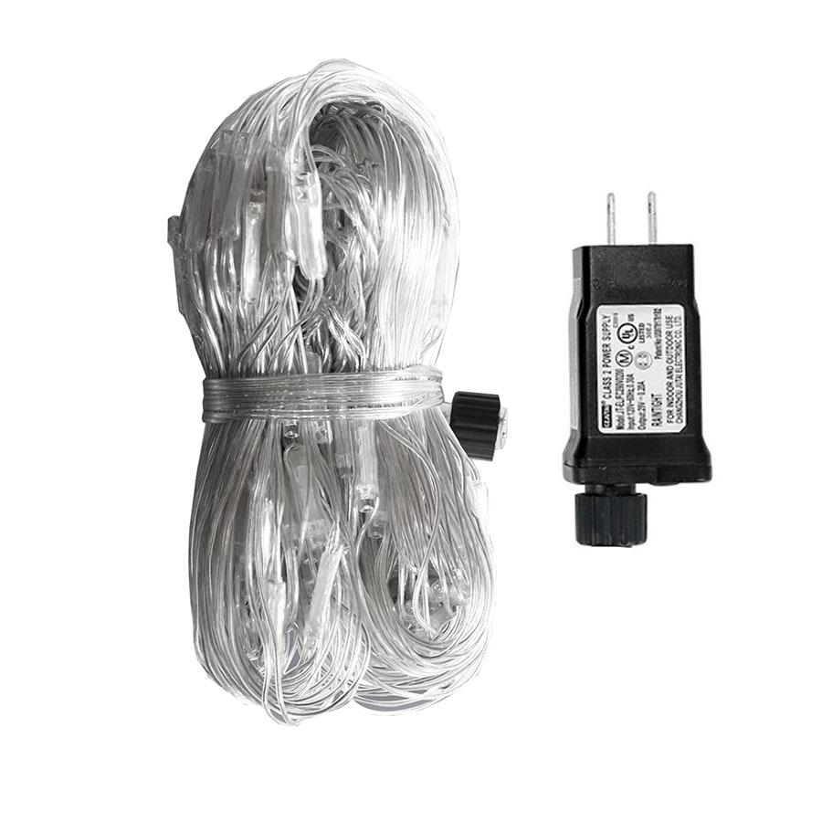 3X2M 200 LED Outdoor Christmas Net Light DC24V Connectable Net Lights 8 Modes Hanging Mesh Light for Garden Window Wall Decor