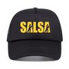 Funny Dancing Salsa Music Graphic Hat Unisex Summer Cool Mesh Breathable Baseball Cap Hip Hop Outdoor Sun Protection Trend Hats