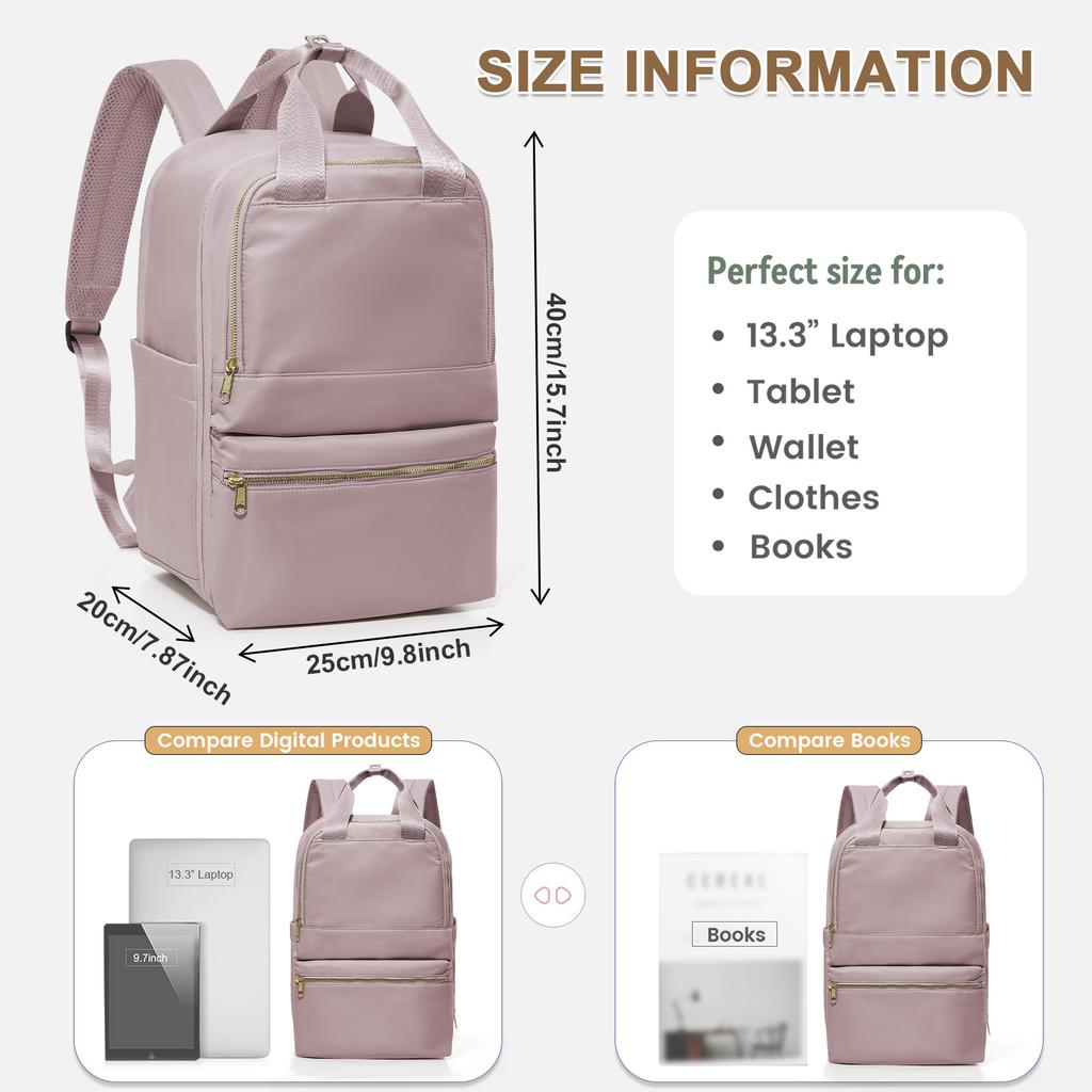 Rucksack Damen Ryanair Handgepäck 40x20x25, College Schulrucksack Mädchen, Damen Laptop Rucksack, Modische Designer Rucksäcke