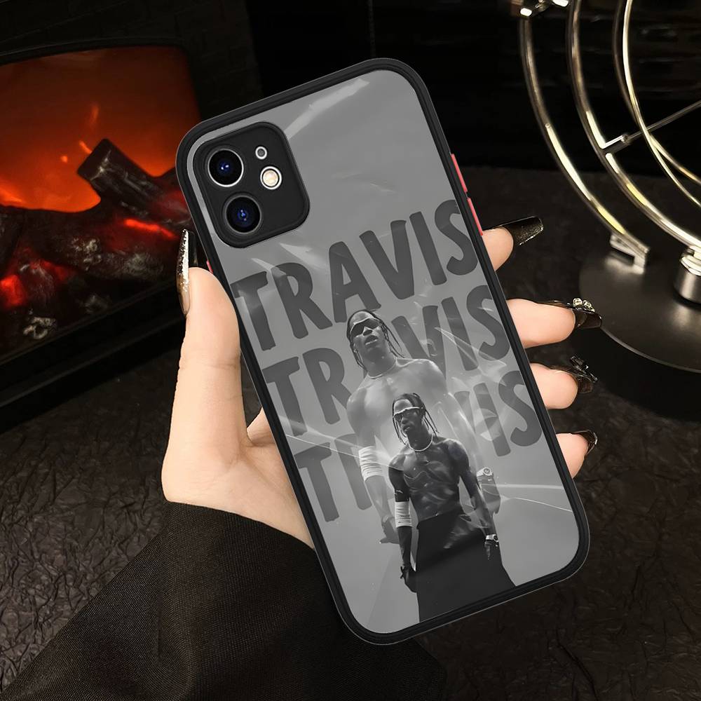 Luxury Travis Scott Cactus Jack For IPhone 16 15 14 Plus 13 12 11 Pro Max X XS MAX Matte Color Aesthetic Phone Cover