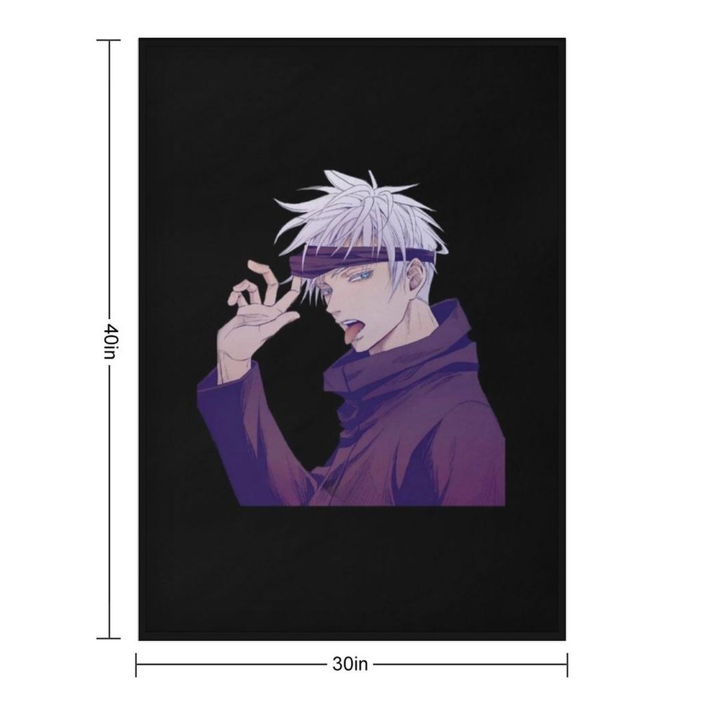 gojo Throw Blanket Large Travel cosplay anime Blankets For Baby Blankets
