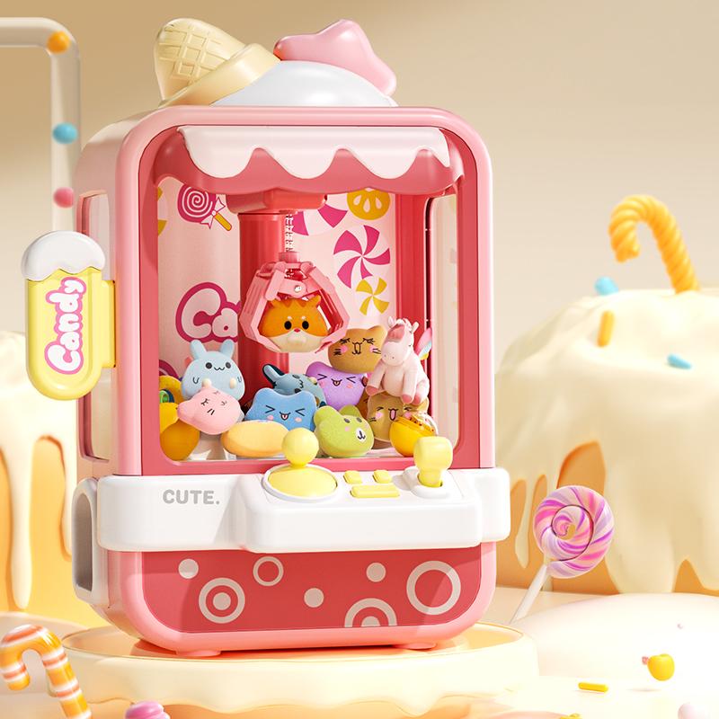 Mini Claw Machine Toys For Children Automatic Coin Operated Play Game Arcade Crane Doll Machines Kids Birthday Christmas Gifts