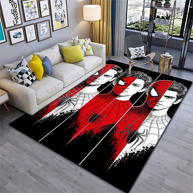1PC Spider-Man Rug - home decoration Carpet For Living Room Bedroom Flooring Computer Chair Area Rug
