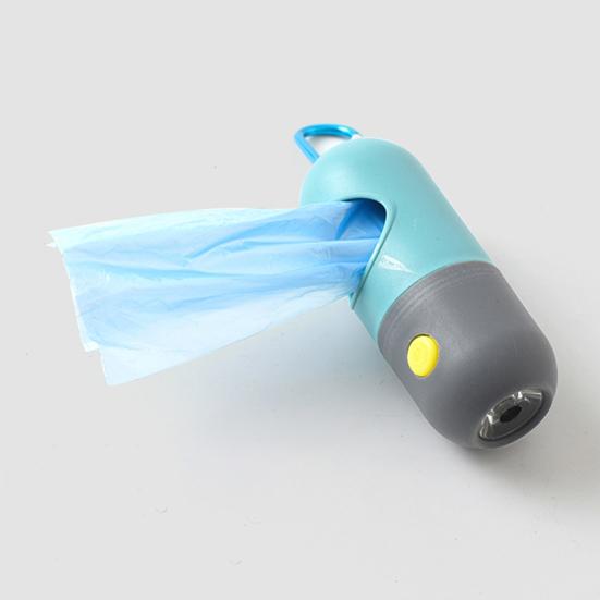Pet Waste Bag Portable Reusable Lighting LED Environmentally Friendly Poop Picking Up ABS Pet Dog Waste Bag Holder Pet Supplies