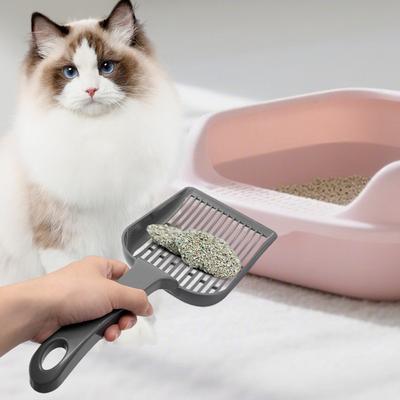 Große Katzentoilette Schaufel, Plastik Katzentoilette Reinigungswerkzeug, Katzen Schaufel, Durchlässige Katzentoilette Schaufel, Katzentoilette Reinigungs Wunder, Spezielle Katzen Schaufel