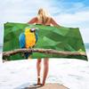 Beach Towel Parrot Oversized Clearance Lightweight Compact Pool Towels, Extra Large Sand Free Super Absorbent Travel Pool Towel