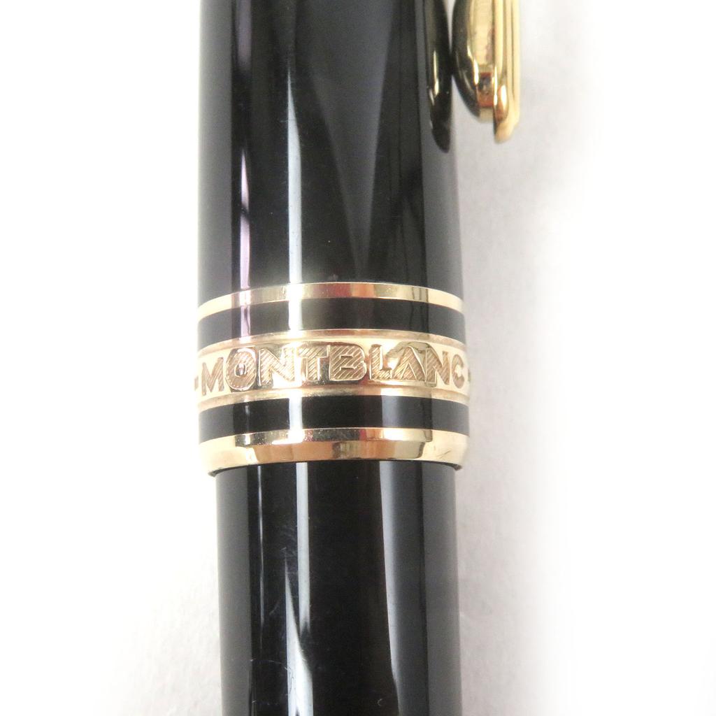 Very Good MONTBLANC Ballpoint Pen Meisterstück Classic Black Mens Used