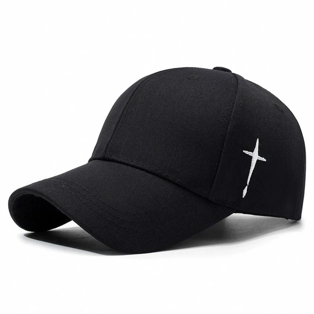 Baseball Caps Embroidered Water Drop Cross Snapback Hats For Men Women Adjustable