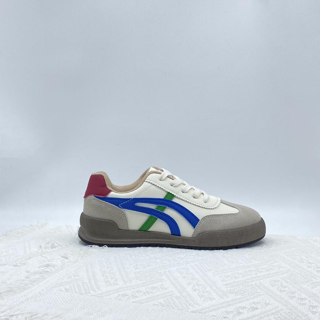 2025 Spring Thick-soled Flat-soled Forrest Gump Shoes New German Training Shoes Versatile Sports and Leisure Popular Small White Board Shoes Women's