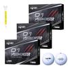 Honma Golf D1 Speed Monster White Golf Balls BT2003 Head All 36 with Printed Color Tees (Type Distance, Distance Excellent, Speed Range, Feel
